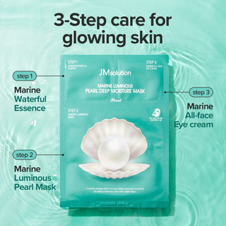 JM solution Marine Luminous Pearl Deep Moisture Mask Face Mask - JM solution -  - JKbeauty